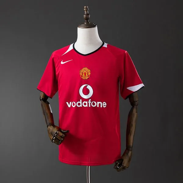 Camiseta de fútbol Manchester United 2004/06 LOCAL MANGA CORTA VERSION FAN